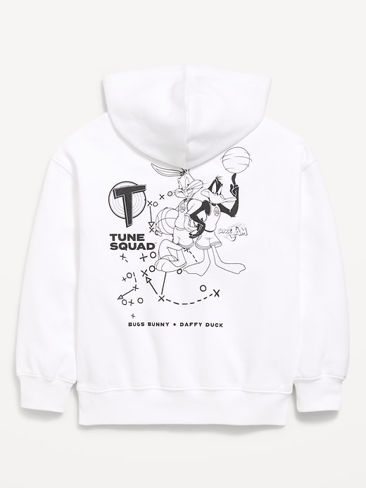 Space Jam™ Gender-Neutral Oversized Pullover Hoodie for Kids | Old