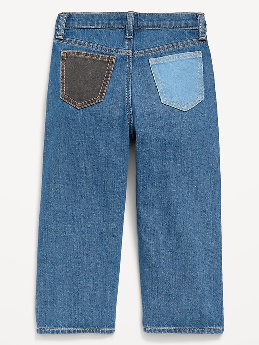 Image number 2 showing, Baggy Patched Jeans for Toddler Boys