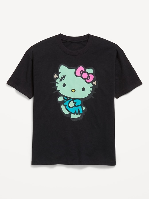 Image number 1 showing, Hello Kitty® Oversized Graphic T-Shirt for Girls