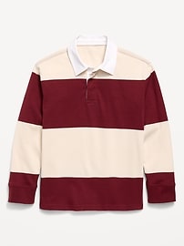 Image number 1 showing, Long-Sleeve Rugby Shirt for Boys