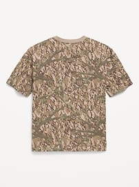 Image number 2 showing, Oversized Short-Sleeve Pocket T-Shirt for Boys