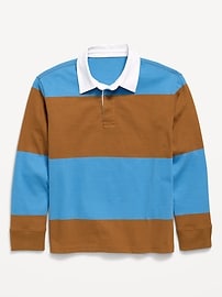 Image number 1 showing, Long-Sleeve Rugby Shirt for Boys