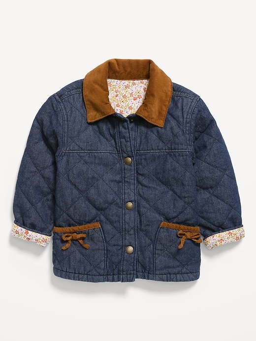 Image number 1 showing, Denim Barn Jacket for Toddler Girls