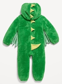 Image number 3 showing, Hooded Critter Unisex Sherpa One-Piece for Toddler