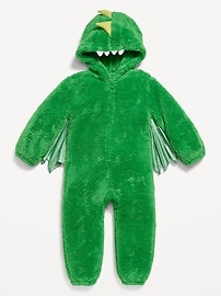 Image number 2 showing, Hooded Critter Unisex Sherpa One-Piece for Toddler
