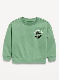 Image number 1 showing, Oversized Long-Sleeve Graphic Sweatshirt for Toddler Boys