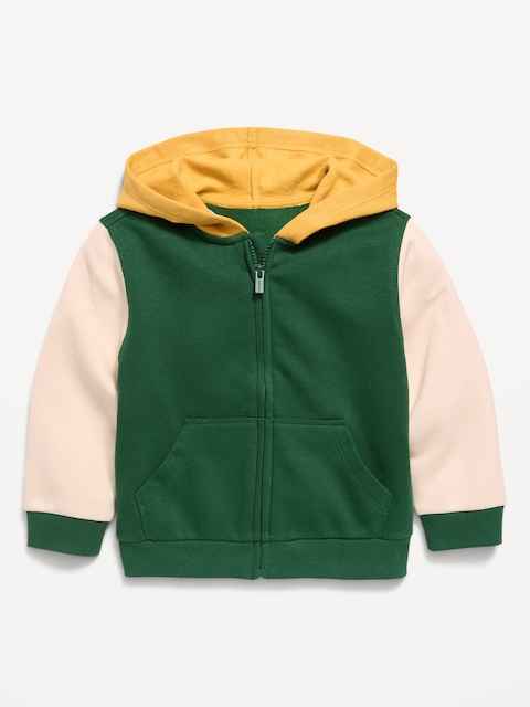 Oversized Full-Zip Hoodie for Toddler Boys