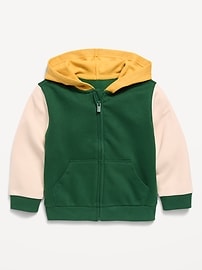 Image number 1 showing, Oversized Full-Zip Hoodie for Toddler Boys