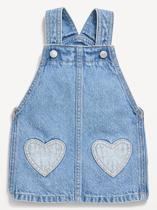 Image number 3 showing, Printed Denim Skirtall Dress for Baby