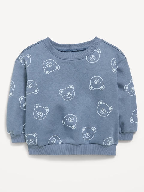 Printed Crew-Neck Sweatshirt for Baby
