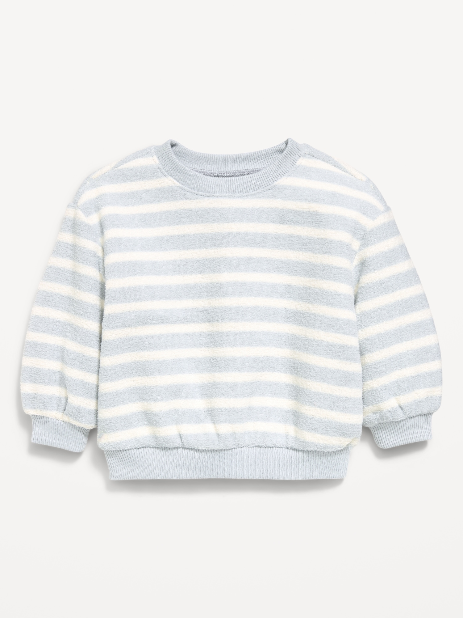 Striped Crew-Neck Sweatshirt for Baby