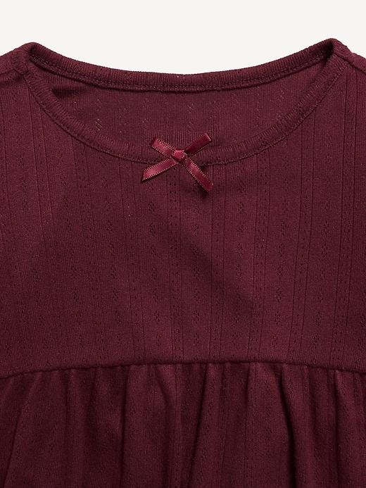 Image number 4 showing, Long-Sleeve Pointelle-Knit Top and Pants Set for Baby