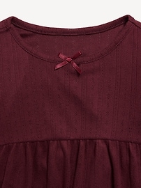 Image number 4 showing, Long-Sleeve Pointelle-Knit Top and Pants Set for Baby
