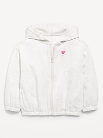 Image number 1 showing, Full-Zip Hoodie for Toddler Girls