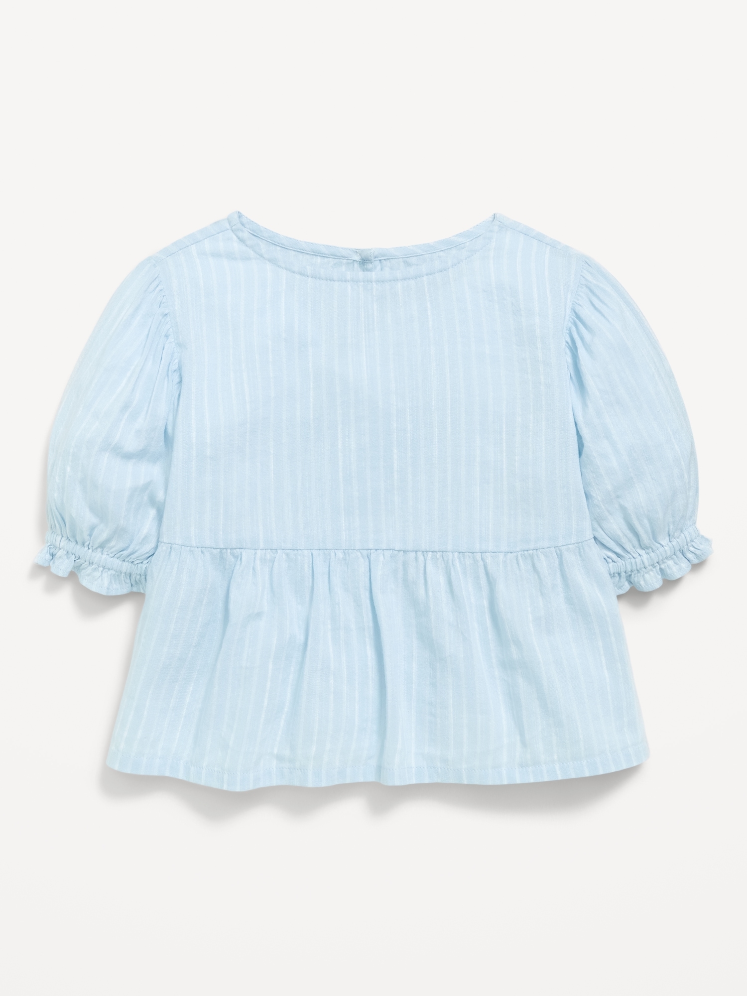 Short Puff-Sleeve Top for Toddler Girls