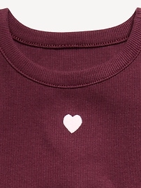 Image number 2 showing, Short-Sleeve Ringer Graphic T-Shirt for Toddler Girls