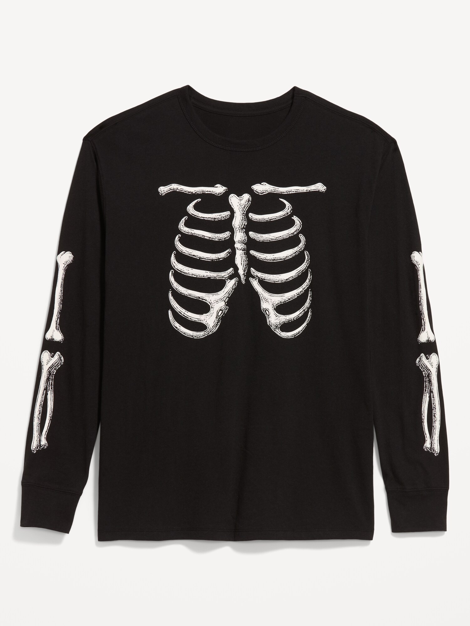 Мужская футболка Old Navy Loose Rotation Long-Sleeve Graphic, цвет: Чёрный — фото 2