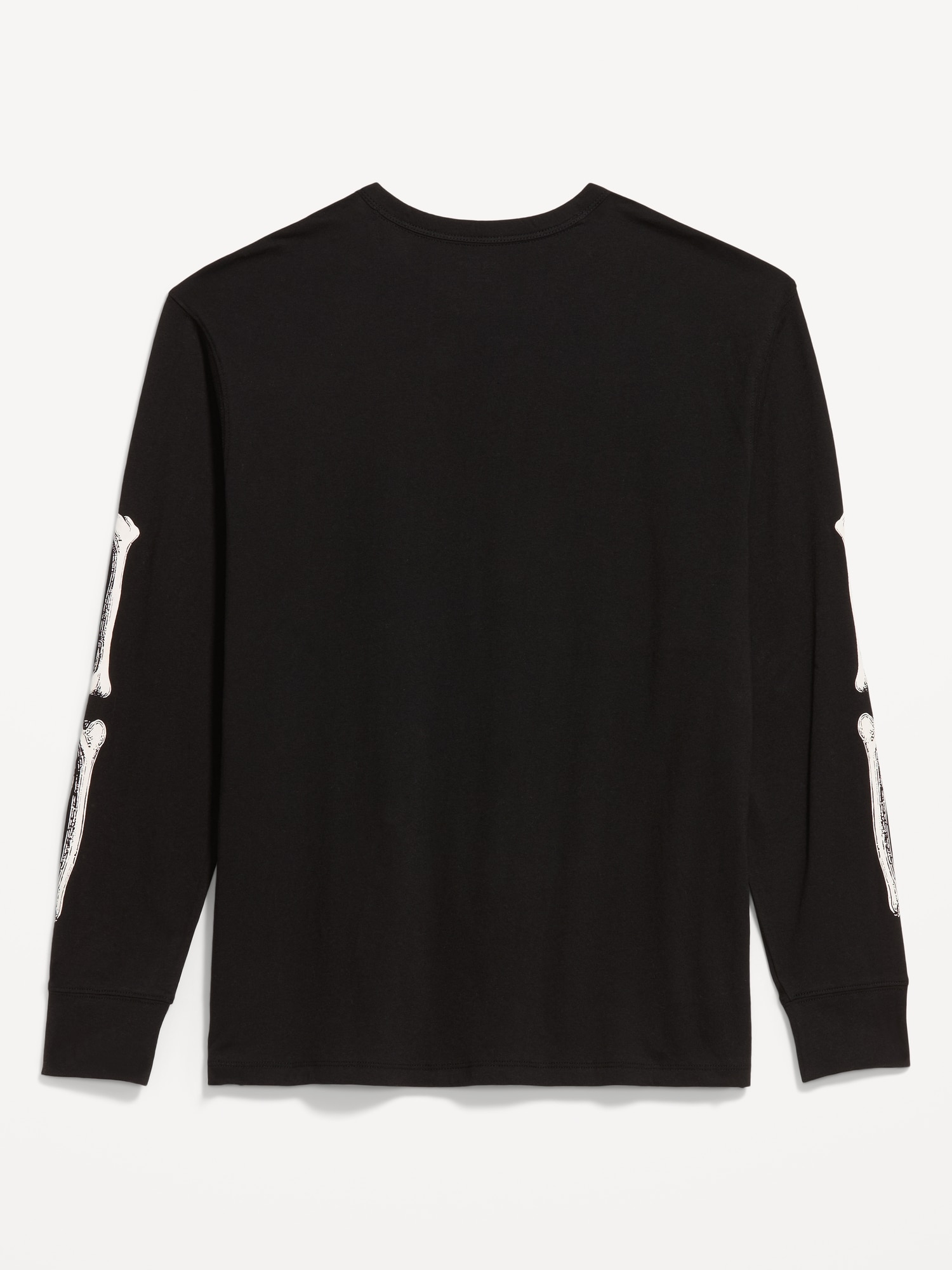 Loose Rotation Long-Sleeve Graphic T-Shirt