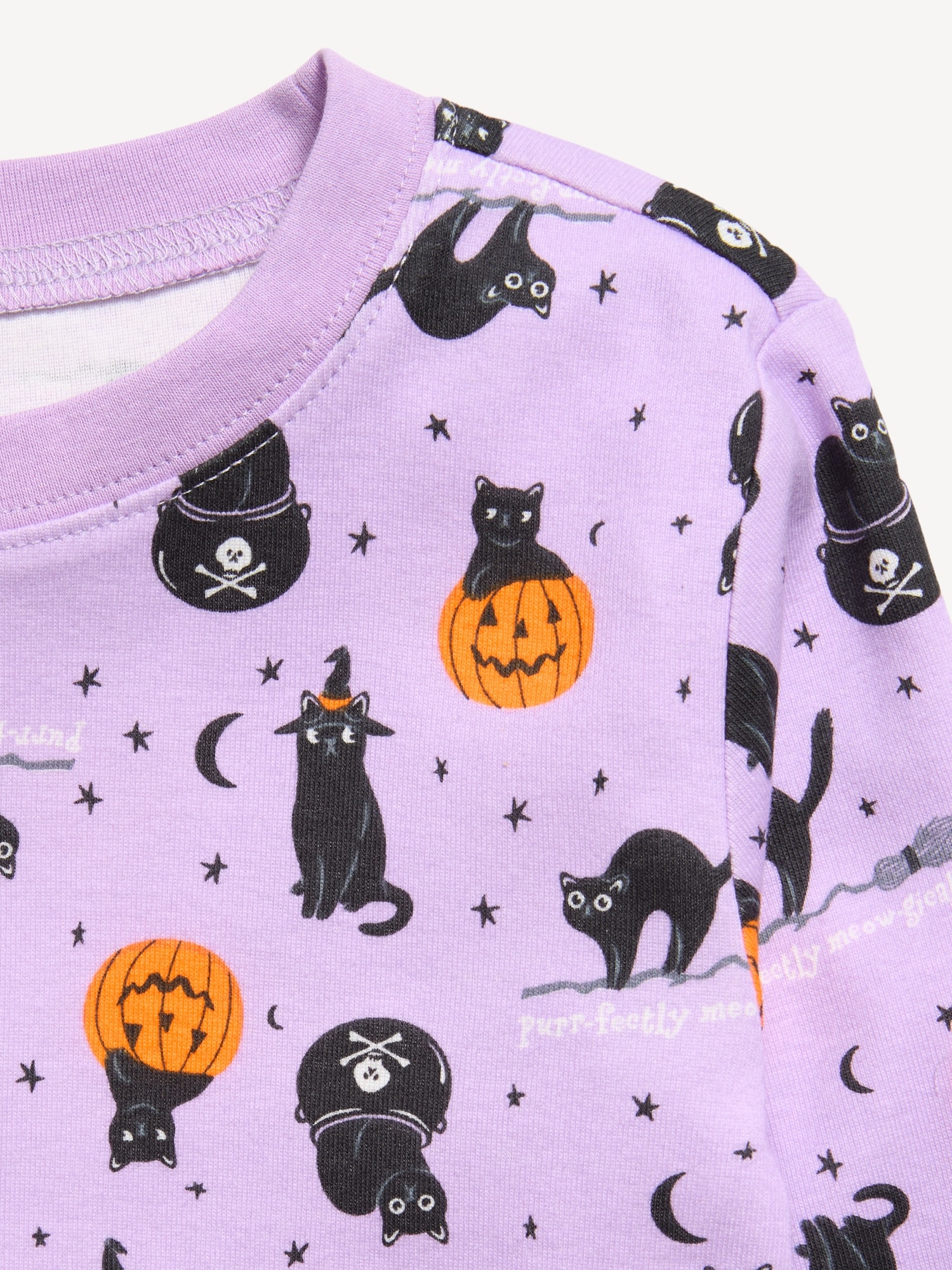 Printed Snug-Fit Pajama Set for Girls