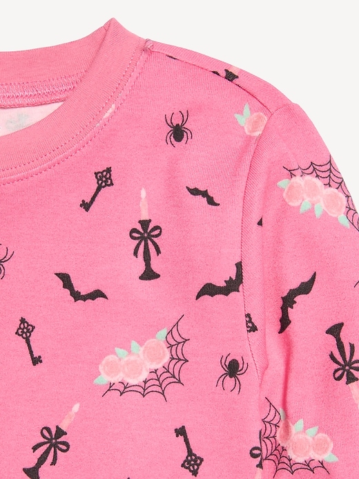 Image number 2 showing, Printed Snug-Fit Graphic Pajama Set for Girls