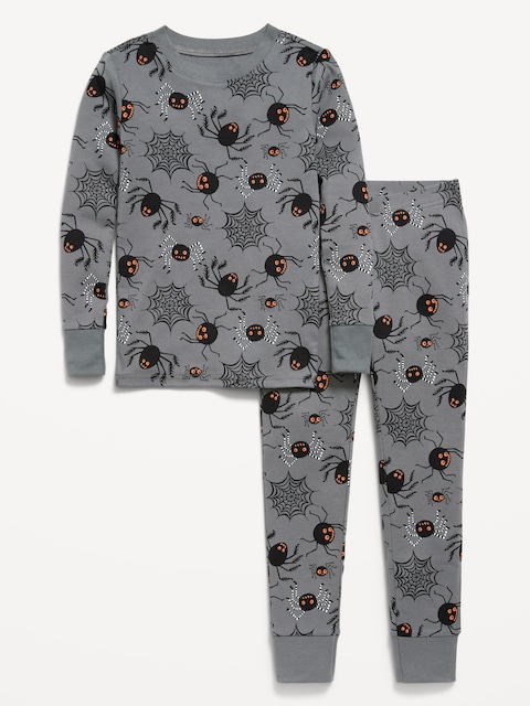Printed Snug-Fit Graphic Pajama Set for Girls