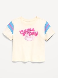 Image number 1 showing, Short-Sleeve Graphic T-Shirt for Toddler Girls