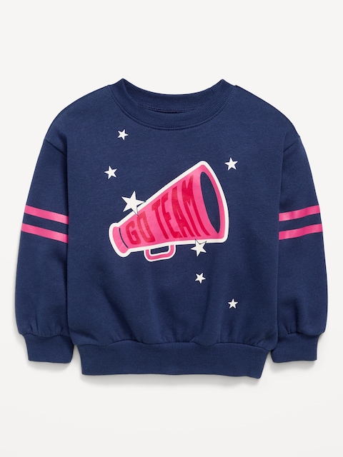 Long-Sleeve Graphic Sweatshirt for Toddler Girls
