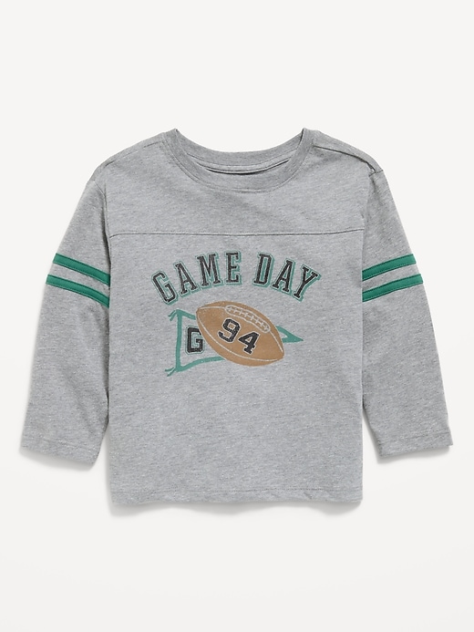 Image number 1 showing, Long-Sleeve Graphic T-Shirt for Toddler Boys
