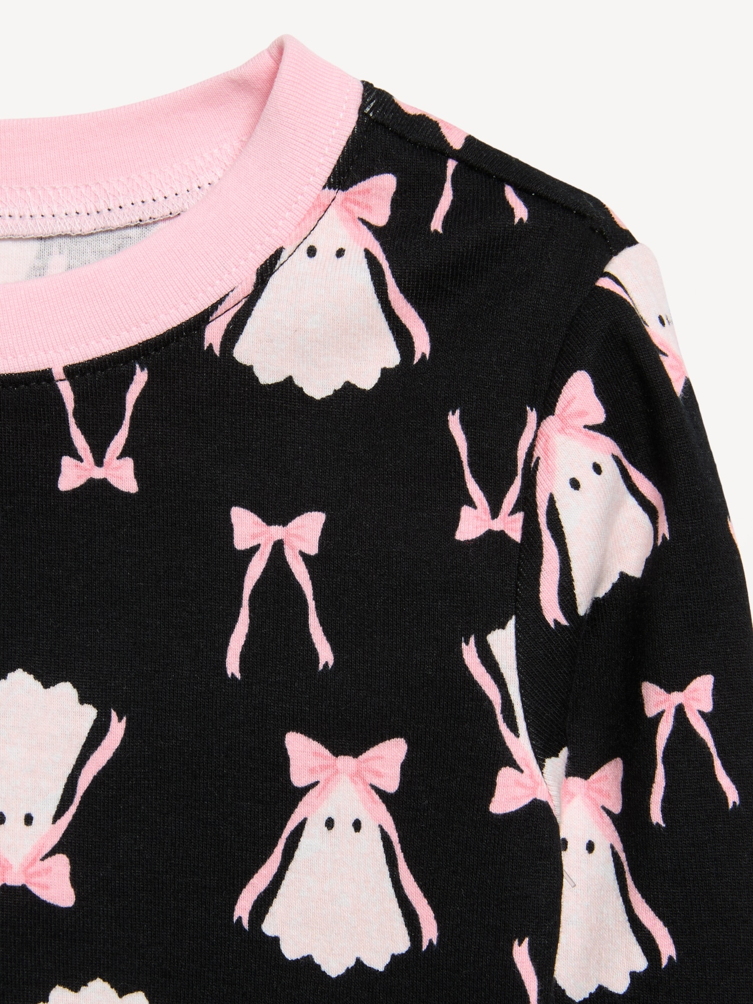 Printed Snug-Fit Graphic Pajama Set for Girls