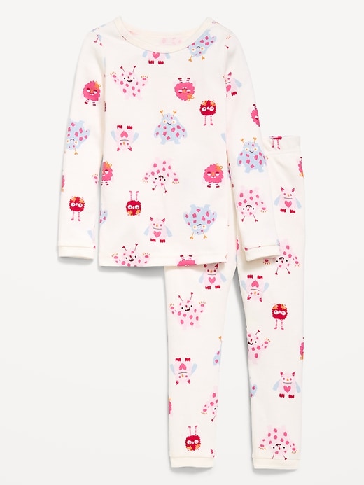 Image number 1 showing, Snug-Fit Graphic Pajama Set for Toddler & Baby