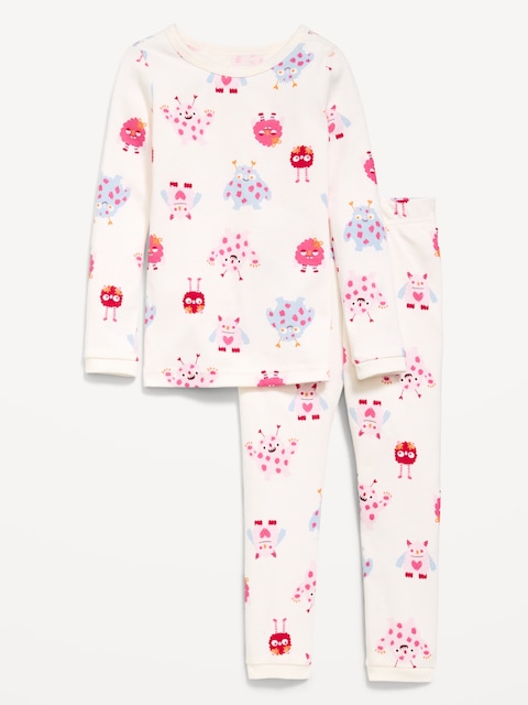 Snug-Fit Graphic Pajama Set for Toddler & Baby