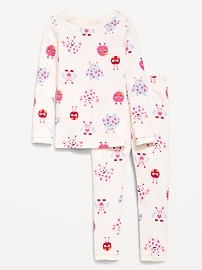 Image number 1 showing, Snug-Fit Graphic Pajama Set for Toddler & Baby