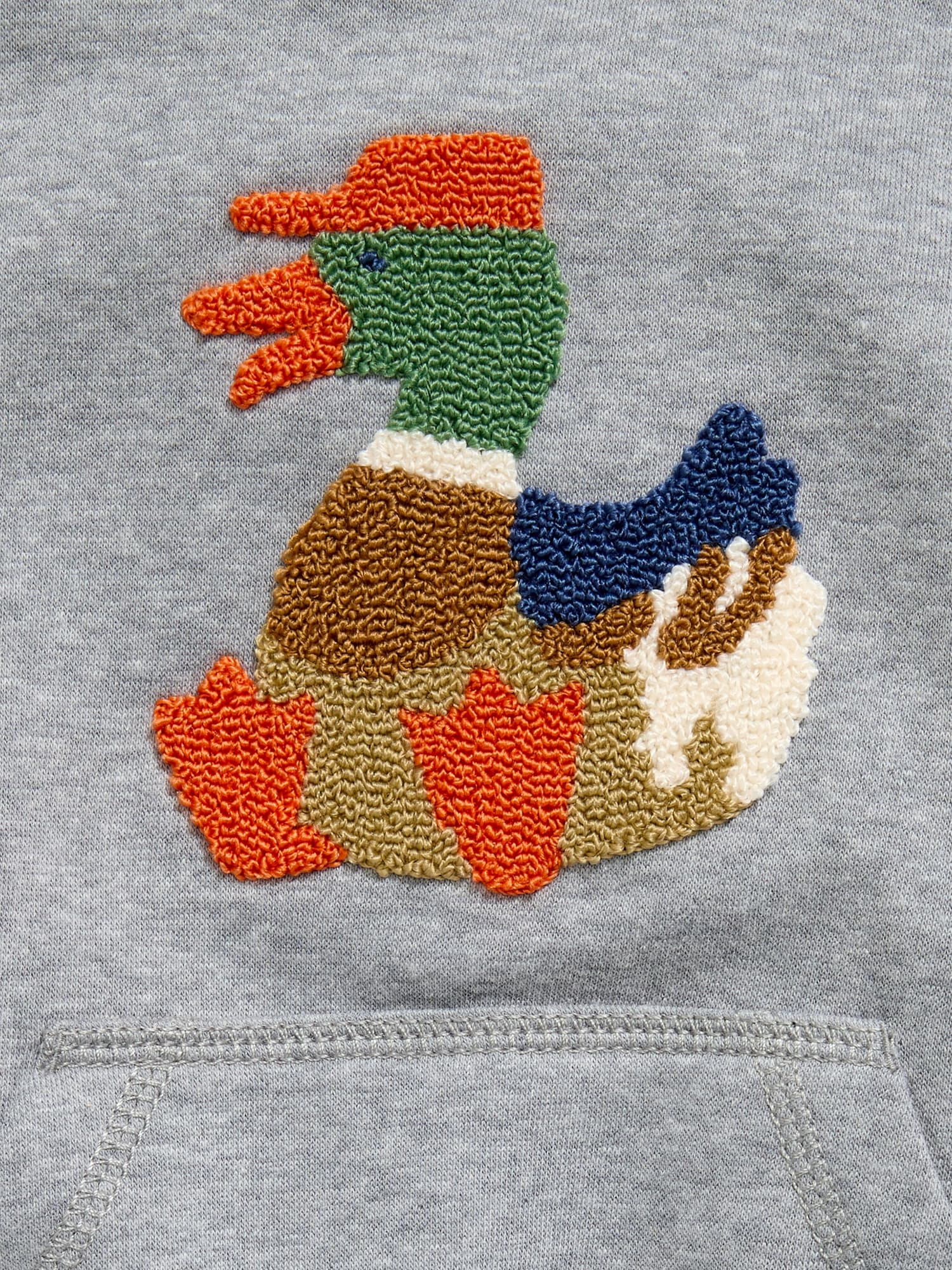 Oversized Boxy Graphic Pullover Hoodie for Toddler Boys