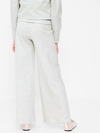 Image number 2 showing, Foldover Jersey Knit Wide-Leg Pants for Girls