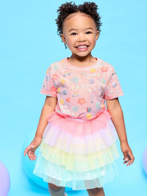 Short-Sleeve Birthday Graphic T-Shirt for Toddler Girls
