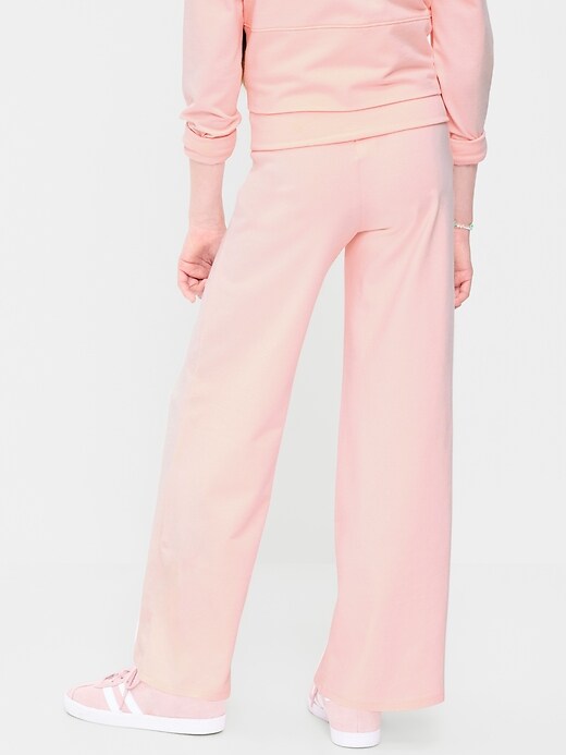 Image number 2 showing, Foldover Jersey Knit Wide-Leg Pants for Girls