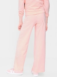 Image number 2 showing, Foldover Jersey Knit Wide-Leg Pants for Girls