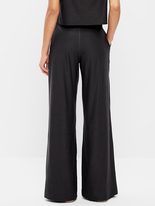 Image number 2 showing, High-Waisted CloudMotion Wide-Leg Pants