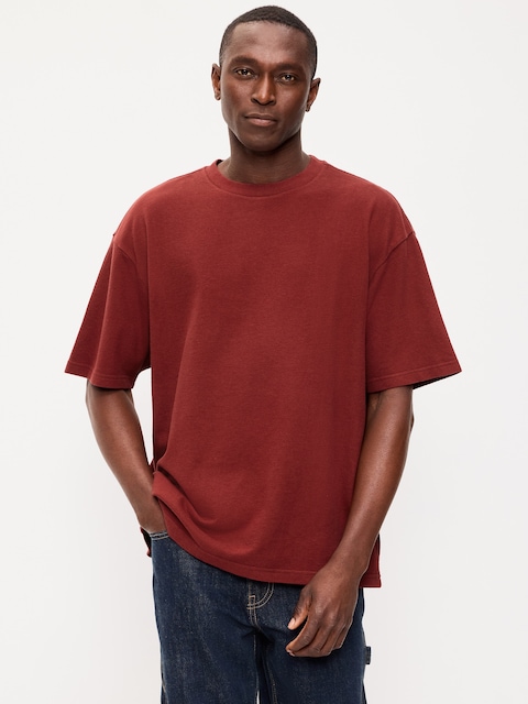 Oversized Heavyweight Garment-Washed T-Shirt