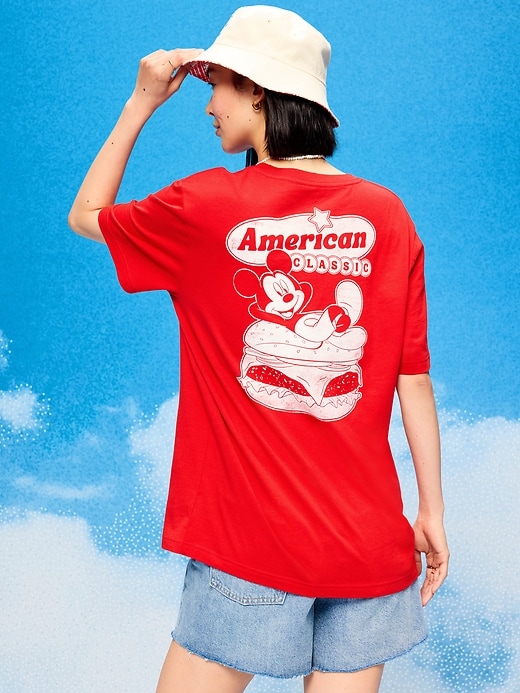 Image number 2 showing, Old Navy x Disney Mickey Mouse Logo-Graphic T-Shirt for Adults