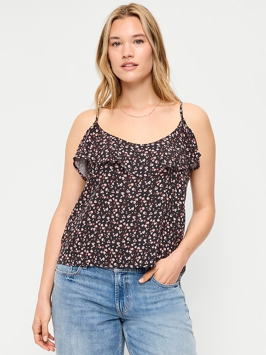 Image number 5 showing, Ruffle-Front Tank Top