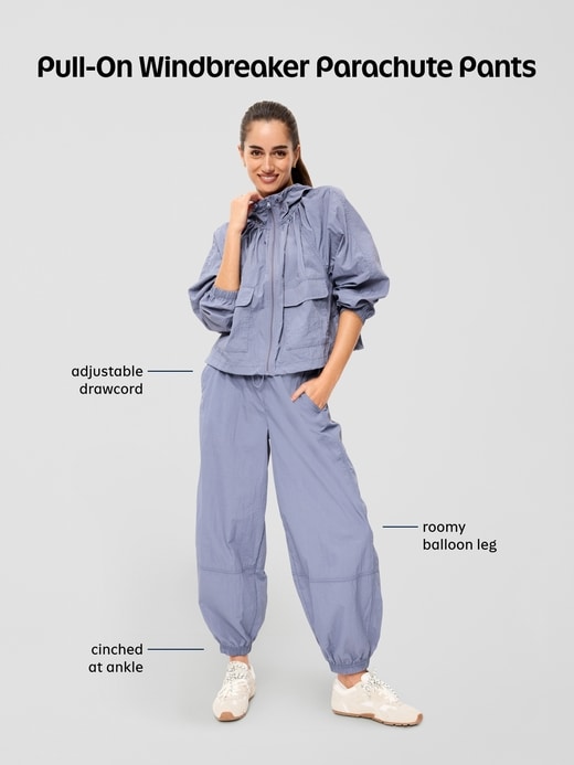 Pull-On Windbreaker Parachute Pants | Old Navy