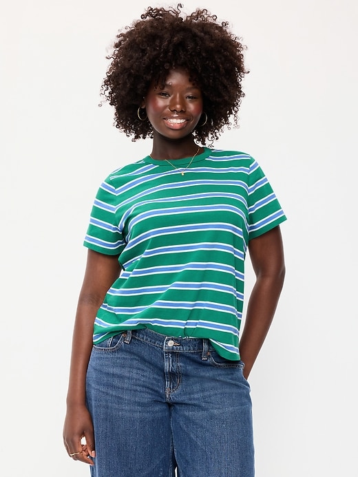 Image number 5 showing, EveryWear Crew-Neck Striped T-Shirt