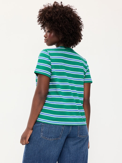 Image number 6 showing, EveryWear Crew-Neck Striped T-Shirt