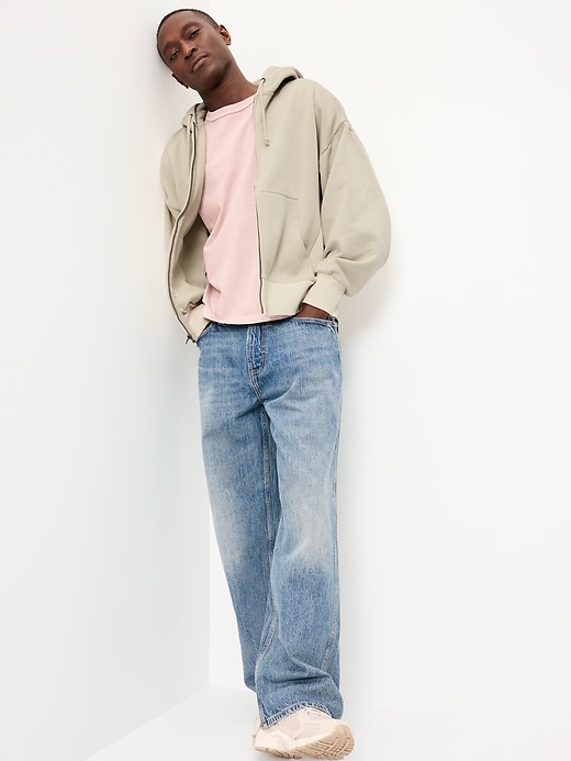 Image number 3 showing, Oversized Heavyweight Full-Zip Rotation Hoodie