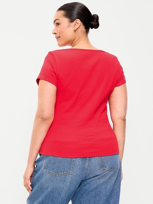 Image number 8 showing, Snug Boatneck T-Shirt