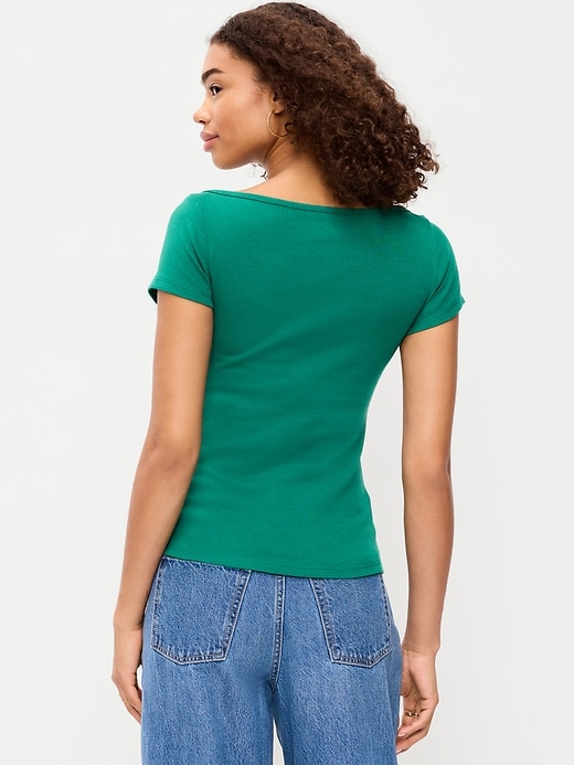 Image number 2 showing, Snug Boatneck T-Shirt