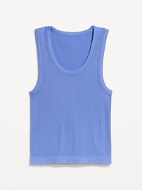 Image number 1 showing, Exhale Seamless Fitted Rib Tank