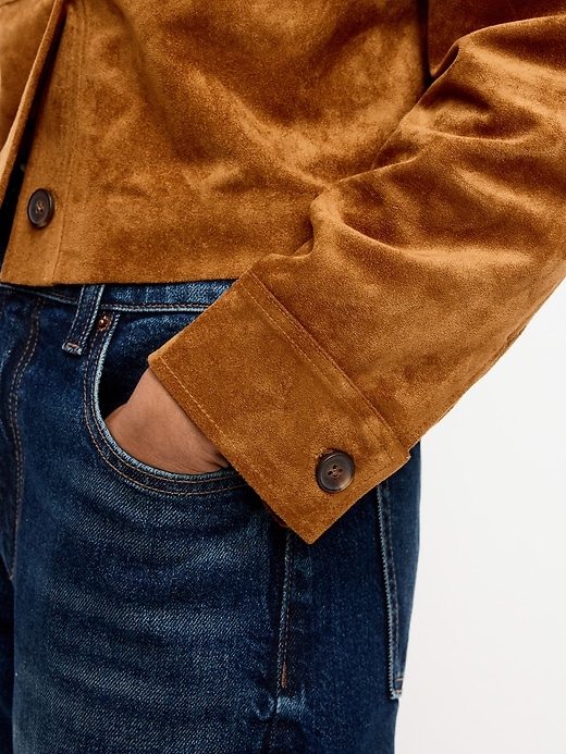 Image number 5 showing, Classic Faux-Suede Jacket