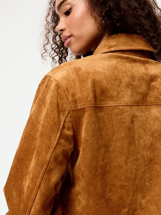Image number 6 showing, Classic Faux-Suede Jacket
